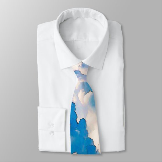 Cravate Psychédélic Abstract Flying Hot Air Balloon (Attaché)