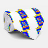 Cravate Psychedelic Groove : Pop Art Énergie Abstraite (Roulé)