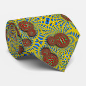 Cravate Psychédélique Paisley Wormhole Illusion Optique (Roulé)