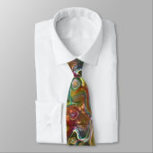 Cravate Psychédélique Soixante-Seize Hippy 60s Neckties Cr (Attaché)