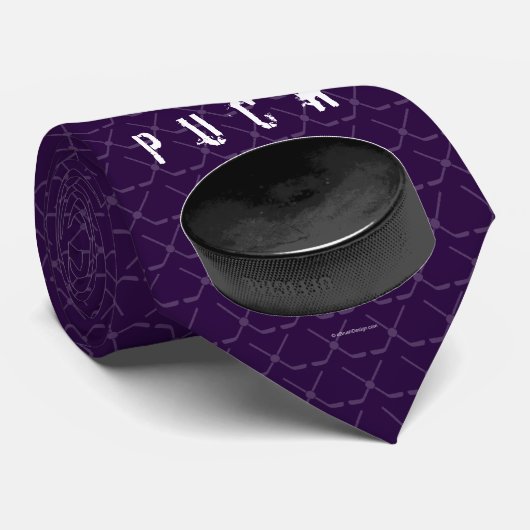 Cravate PUCK (Hockey) (Roulé)