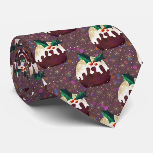 Cravate Pudding à la prune de Noël (Roulé)