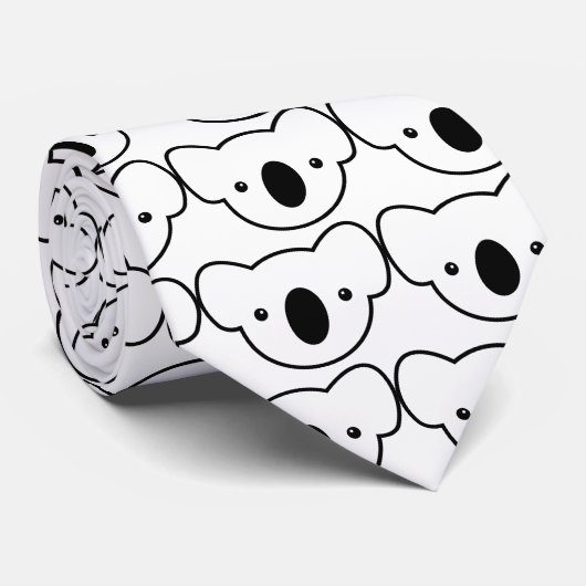 Cravate Pudding le koala (Roulé)