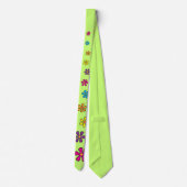 Cravate Puissance super des fleurs hippie (Dos)