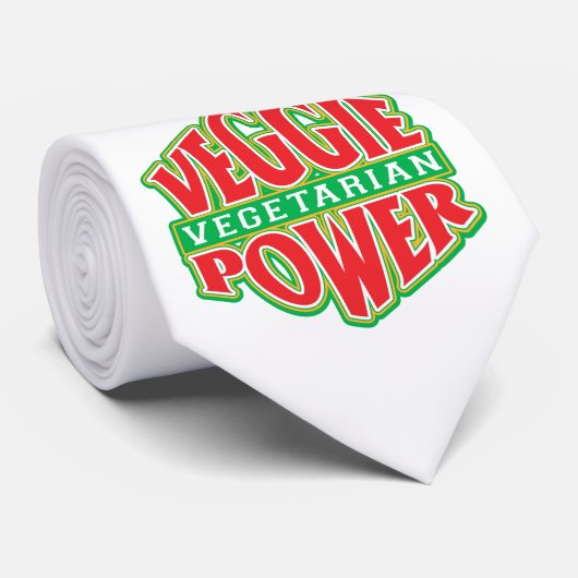 Cravate Puissance végétarienne (Roulé)