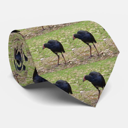 Cravate Pukeko (Roulé)