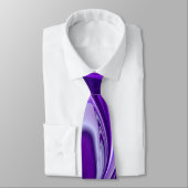 Cravate Purple Dream, Imaginaire Abstrait Rainbow-Art (Attaché)