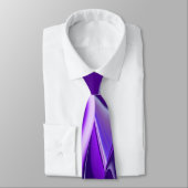 Cravate Purple Dream, Imaginaire Abstrait Rainbow-Art (Attaché)