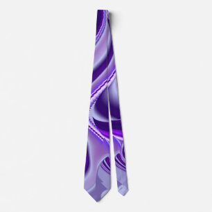Cravate Purple Dream, Imaginaire Abstrait Rainbow-Art