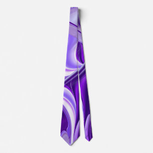 Cravate Purple Dream, Imaginaire Abstrait Rainbow-Art