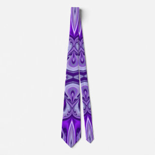 Cravate Purple Dream, Imaginaire Abstrait Rainbow-Art