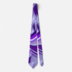 Cravate Purple Dream, Imaginaire Abstrait Rainbow-Art