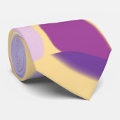 Cravate Purple et or (Roulé)