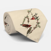 Cravate Purple Finch - John J. Audubon's Birds of America (Roulé)