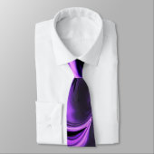 Cravate Purple Island Wave Tie (Attaché)