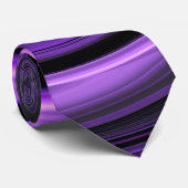 Cravate Purple Island Wave Tie (Roulé)