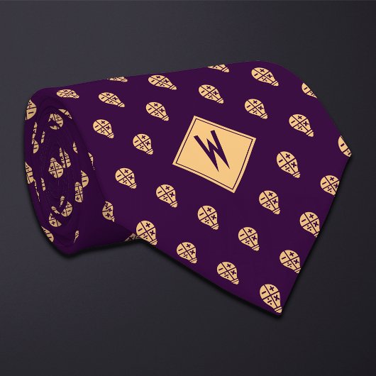 Cravate Purple Math Teacher Arithmetic