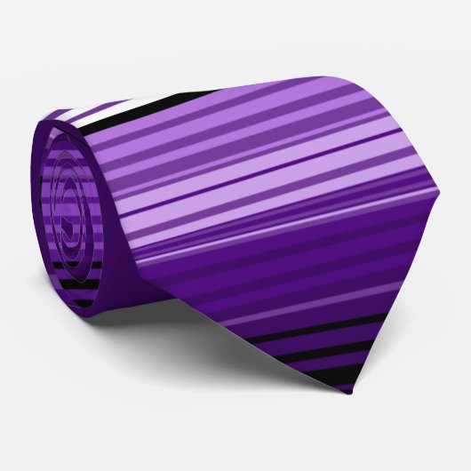 Cravate Purple Serape Pattern (Roulé)