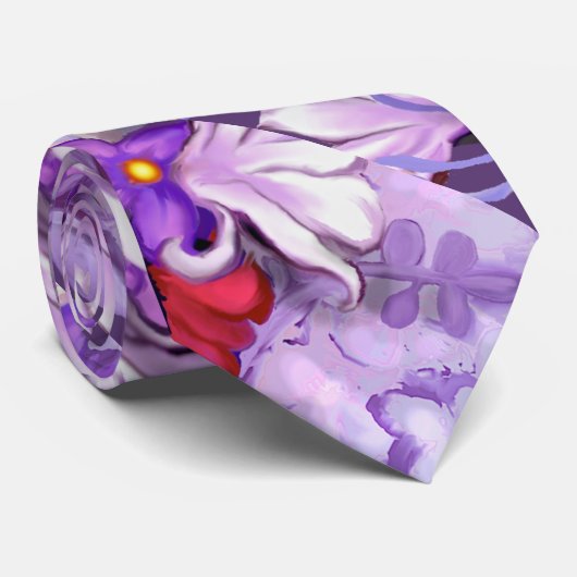 Cravate Purple Sun Fairy (Roulé)