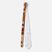Cravate Puzzle denteux en bois (Dos)