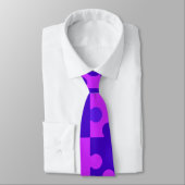 Cravate Puzzle Magenta (Attaché)