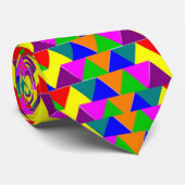 Cravate Pyramides colorées afro-américaines (Roulé)