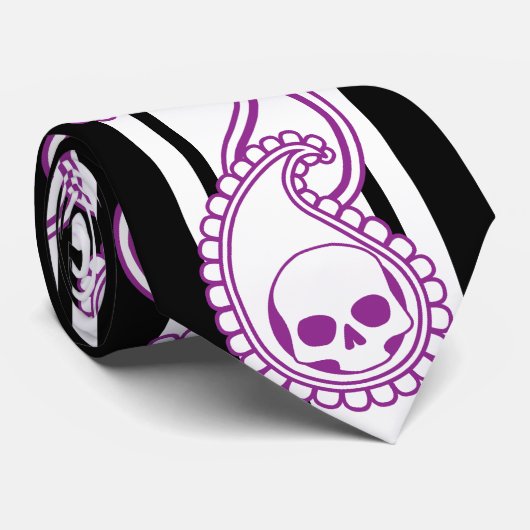 Cravate Pyre (violet) (Roulé)