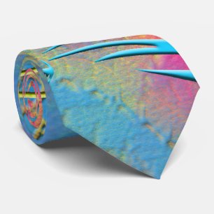 Cravate PYTHON - moderne fractale décorative -