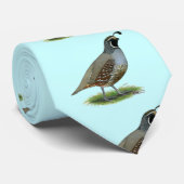 Cravate Quail de la Californie (Roulé)