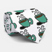 Cravate Quand le café vous a par le cou… (Roulé)