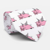 Cravate quand les porcs volent (Roulé)