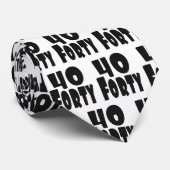 Cravate Quarante BIG 40 40e anniversaire (Roulé)