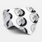 Cravate Quartier d'état de Indiana Reverse Side Faux (Roulé)