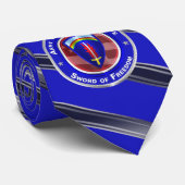 Cravate Quartier général de l'Armée de terre (Roulé)
