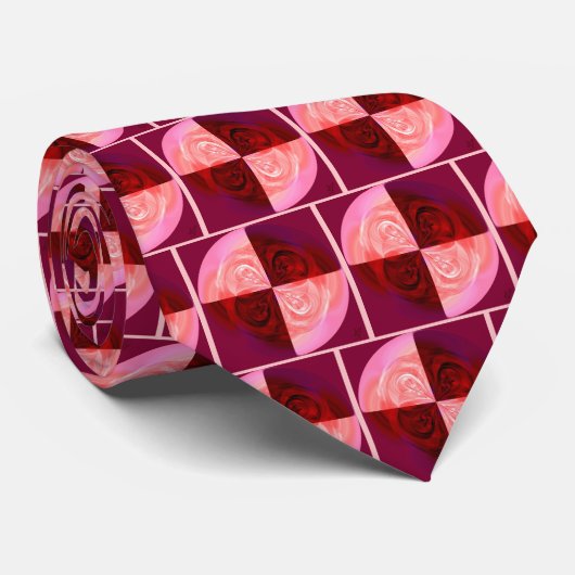 Cravate Quartier rose (Roulé)