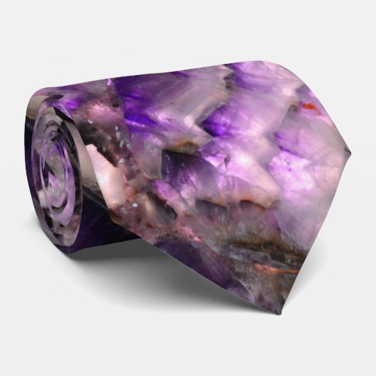 Cravate Quartz pourpre (Roulé)