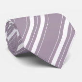 Cravate Quartz Rose contemporain rayé (Roulé)
