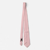 Cravate Quartz Rose moderne simple (Dos)