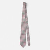 Cravate Quartz rose sur le gris (Devant)