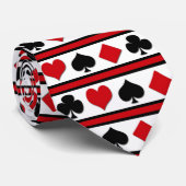 Cravate Quatre combinaisons de cartes (Roulé)
