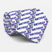 Cravate Quatre-vingtième cadeaux d'anniversaire et (Roulé)