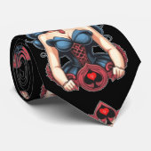 Cravate Queen of Spades Thunder_Cove (Roulé)