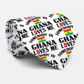Cravate Quelqu'un au Ghana m'aime (Roulé)