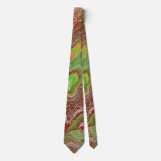 Cravate Questions 1 Wild Green Maroon Tie