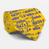 Cravate Qui est John Galt ? (Roulé)