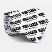 Cravate Qui s'inquiète - je suis retiré (Roulé)