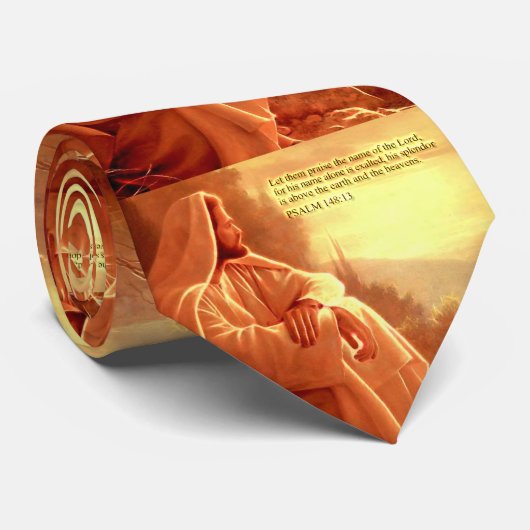Cravate Qu'ils Louent le nom du Seigneur...Cravate (Roulé)