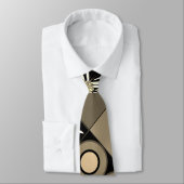 Cravate Quilte en patchwork Mazipoodles 2 Sepia (Attaché)