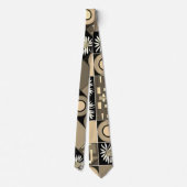 Cravate Quilte en patchwork Mazipoodles 2 Sepia (Dos)