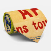 Cravate Quinquina Dubonnet Apéritif 1895 (Roulé)